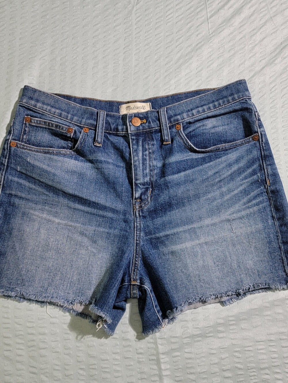 Madewell Blue Denim Cutoff Shorts Size 30
